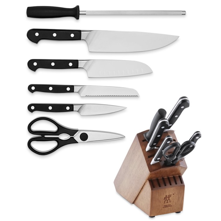 Zwilling J.A. Henckels Pro 7Piece Knife Block Set Williams Sonoma