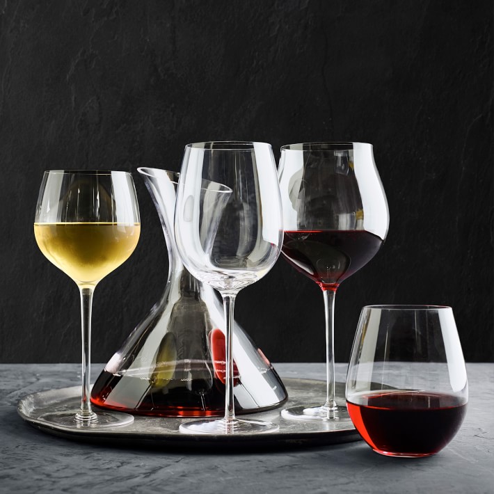 Williams Sonoma Reserve Stemless Red Wine Glasses