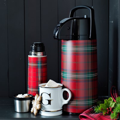 Thermos, Kitchen, Vintage Red Tartan Plaid Thermos