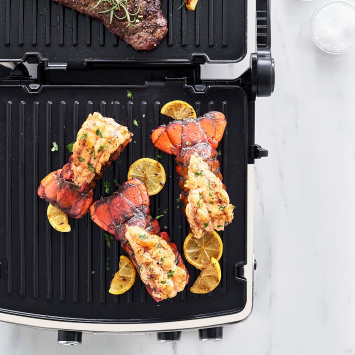 Professional contact-grills : Extra-large cast-iron contact-grill