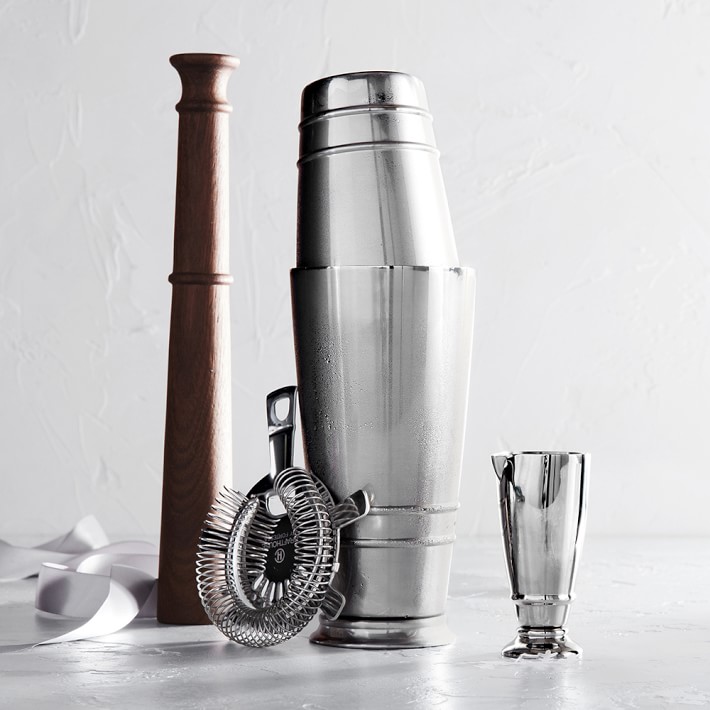 Crafthouse by Fortessa Footed Stainless Steel Cocktail Jigger