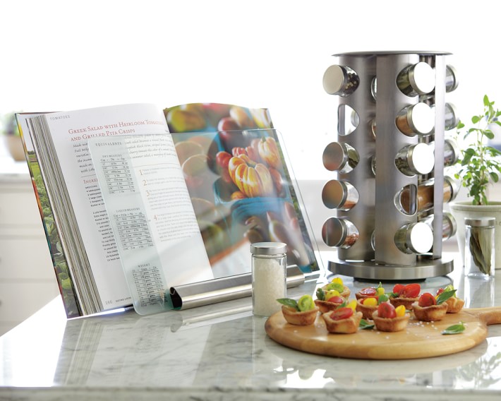 Brushed Stainless Steel Spice Rack