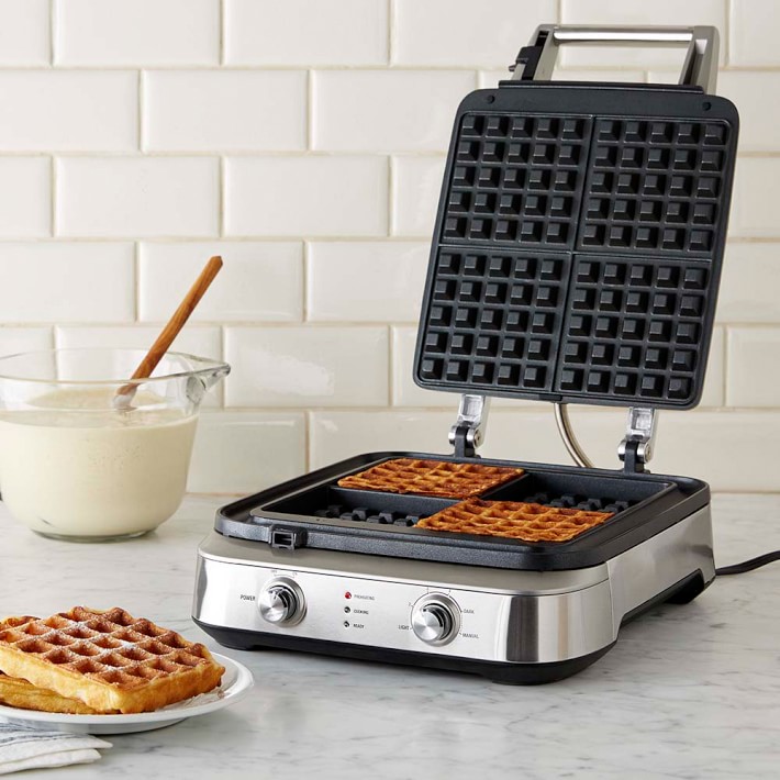 All Clad 4-Square Belgian Waffle Maker with Removable Plates