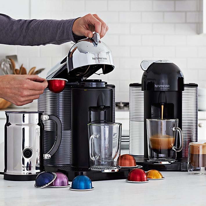 Nespresso Vertuo Coffee Maker & Espresso Machine by Breville with Aeroccino