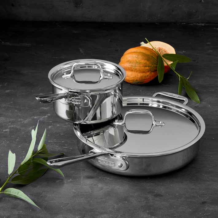 All-Clad - 1,89 L Sauce Pan with lid - d5 Polished
