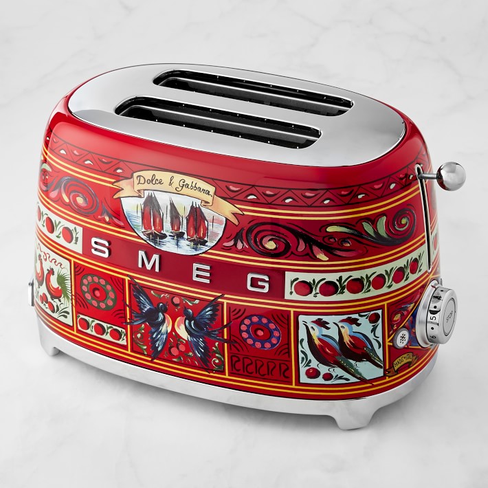 SMEG Dolce &amp; Gabbana 2-Slice Toaster, Sicily is My Love