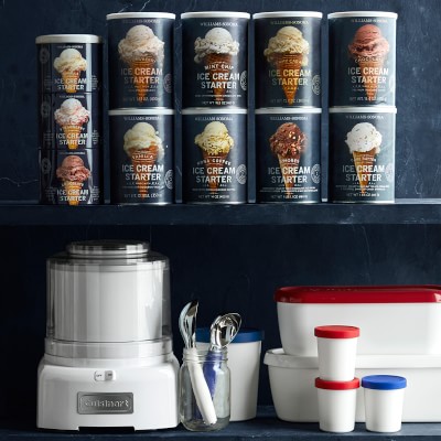 Mini Ice Cream Storage Tubs, Set of 4