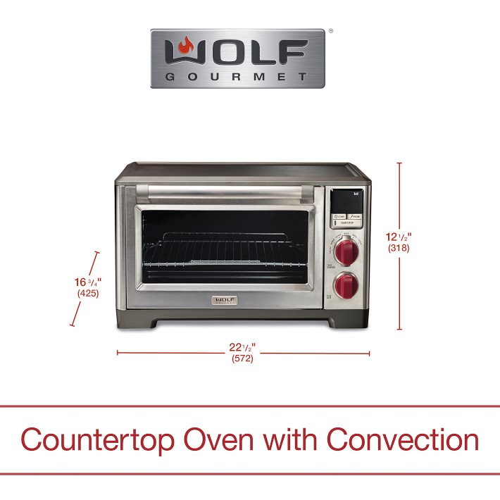 Wolf Elite Countertop Oven - Red Knob