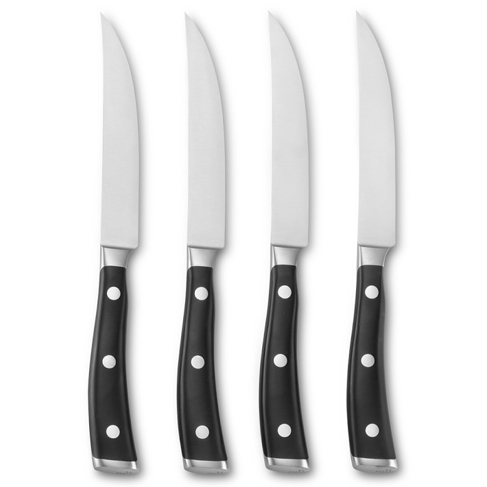 Williams Sonoma Wüsthof Classic Steakhouse Steak Knives in Block, Set of 6