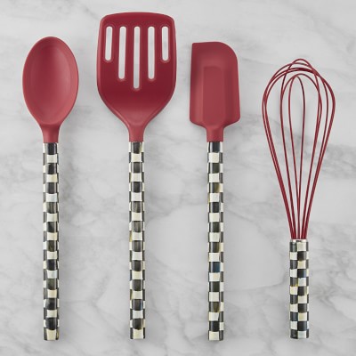 Courtly Check Small Whisk - Red - Mackenzie-Childs