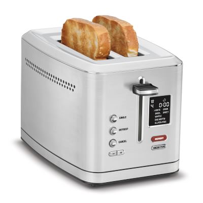 Cuisinart 2 Slice Motorized Toaster Stainless Steel CPT-520 - 6 Bread  Types, 7 Shade Settings - Dutch Goat