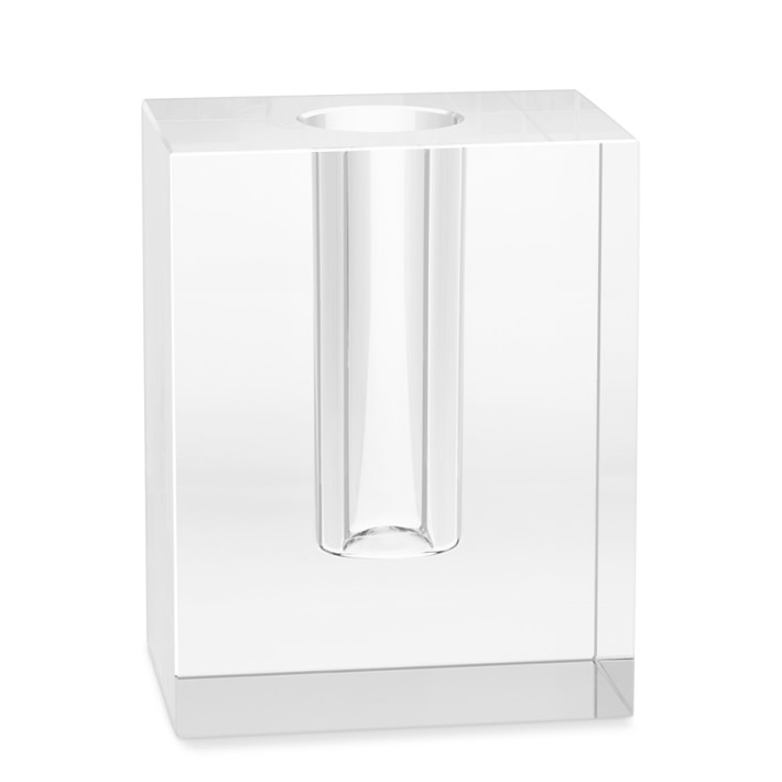 Crystal Block Vase