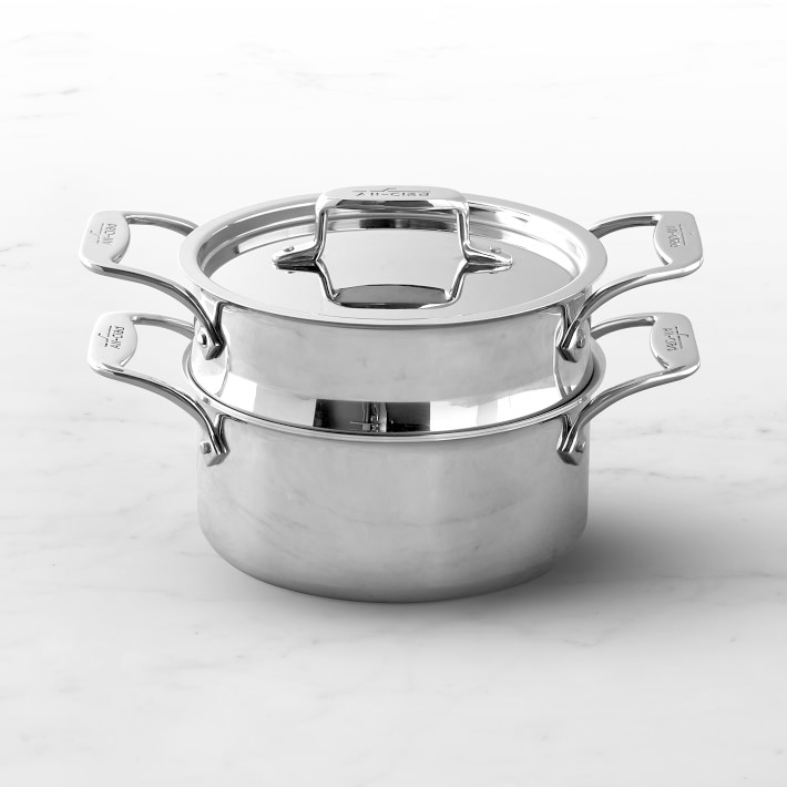 All-Clad D5&#174; Stainless-Steel Steamer Multipot, 3-Qt.