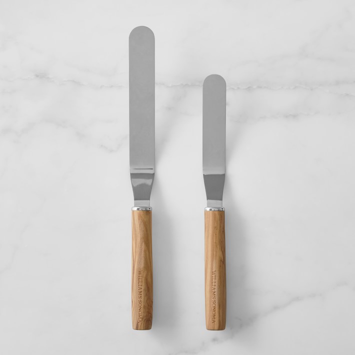 Williams Sonoma Olivewood Offset Icing Spatula