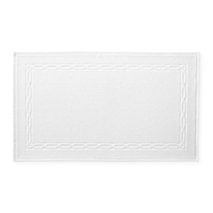 Chambers® Heritage 800-Gram Solid Bath Mat, White