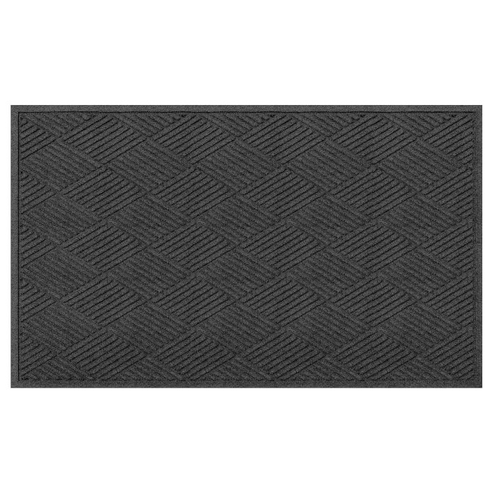 M+A Matting WaterHog Eco Elite Commercial-Grade Entrance Mat - Diamond  Pattern & Rubber Border Indoor/Outdoor, Door Mat Southern Pine, 3' x 5