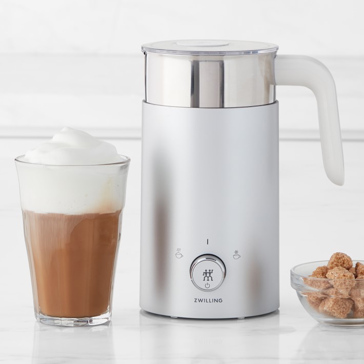 Commercial Chef Milk Frother,Electric Milk Steamer Stainless Steel