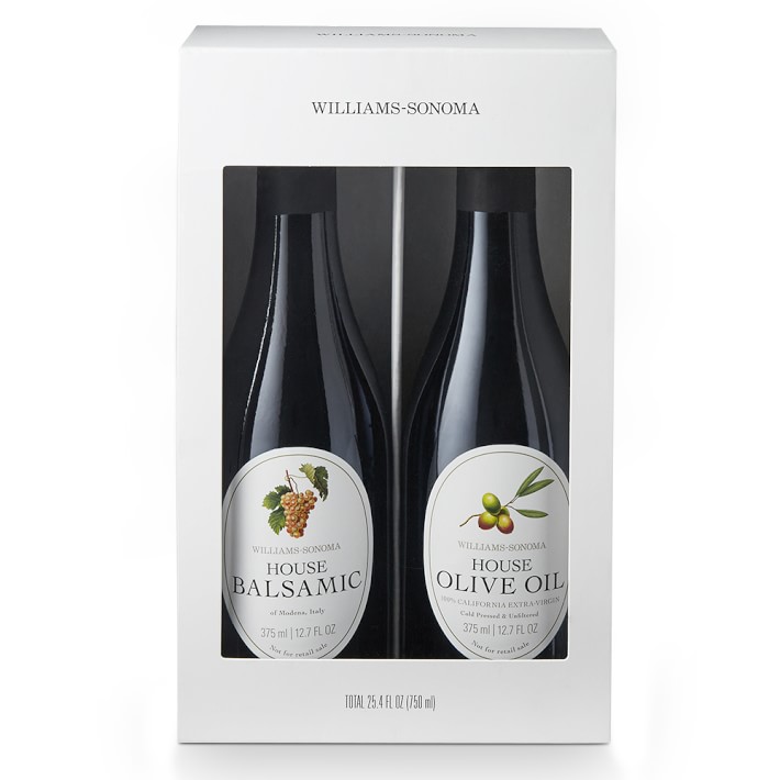 Williams Sonoma House Extra-Virgin Olive Oil &amp; Balsamic Gift Set