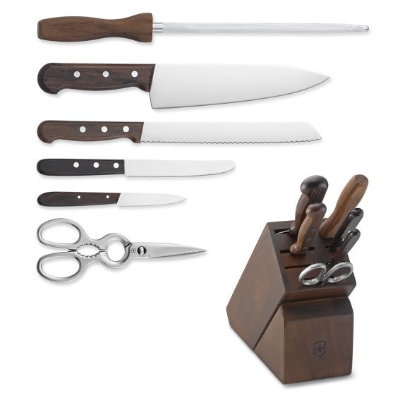 Victorinox Rosewood 7-Piece Knife Set | Williams Sonoma