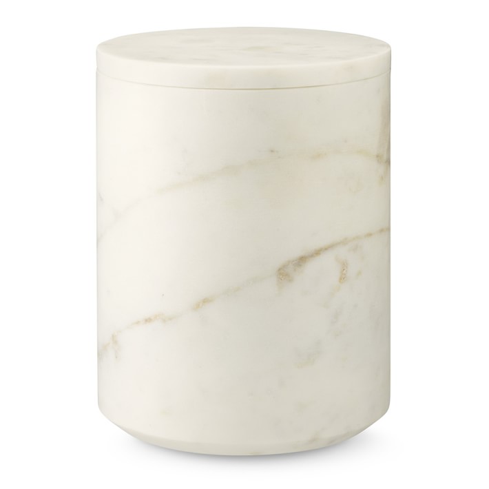 Williams Sonoma Marble Canister Large