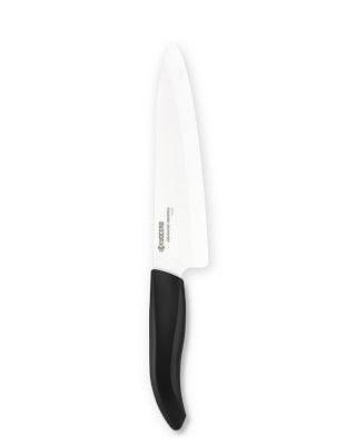 Revolution Ceramic 6 Nakiri Vegetable Cleaver - White