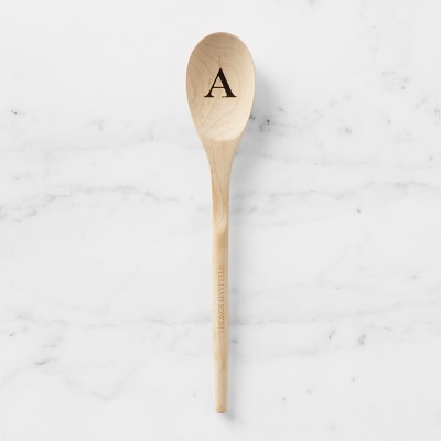 Monogram Wooden Spoon - Swirl Monogrammed Design - Personalized Gallery