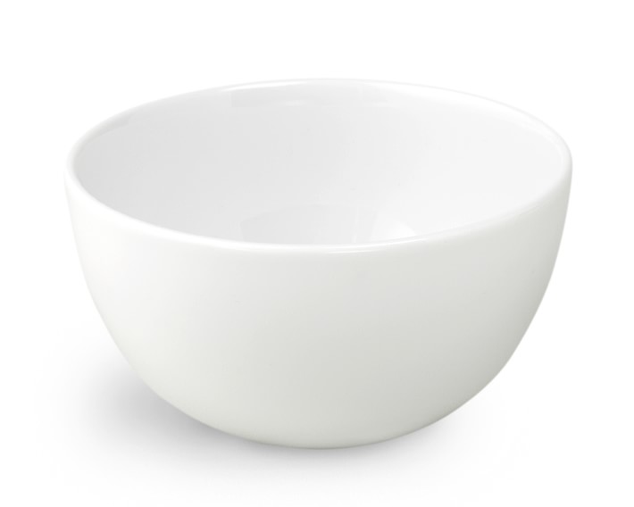 Brasserie All-White Porcelain Cereal Bowls, Set of 4