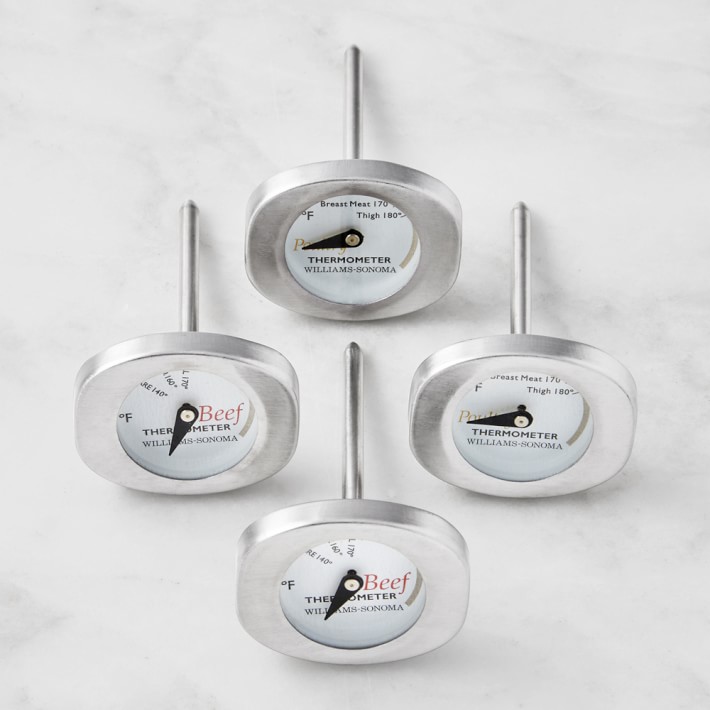 Williams Sonoma Button Thermometers, Set of 4