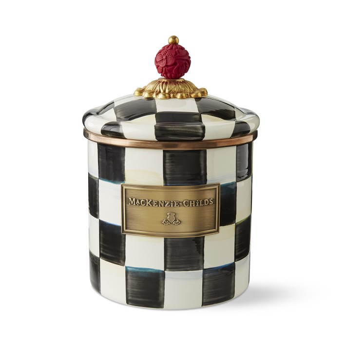 MacKenzie-Childs Courtly Check Canister Small