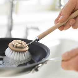 OXO, SteeL Soap Dispensing Dish Brush - Zola