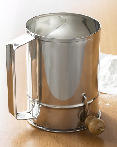Stainless-Steel Flour Sifter, 5-Cup