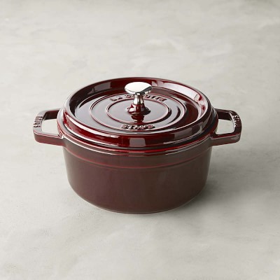 Staub Oval Dutch Oven - 7-qt Cast Iron Cocotte - Grenadine