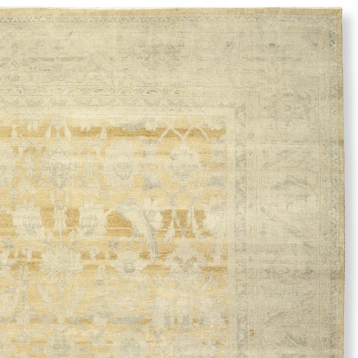 Hand-Knotted Sunkissed Rug Swatch