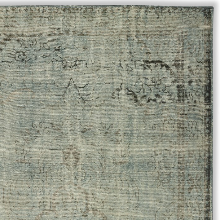Hand-Knotted Rug Swatch