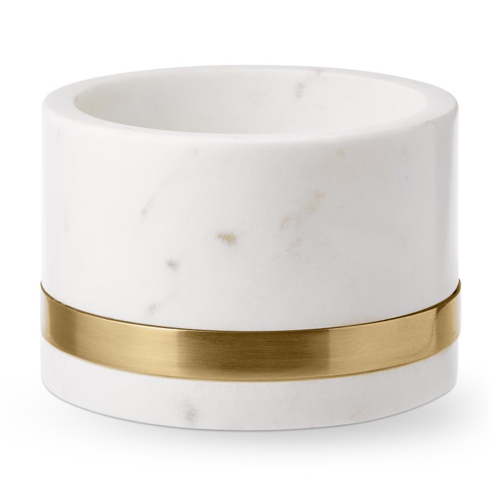 Marble & Brass Wine Coaster