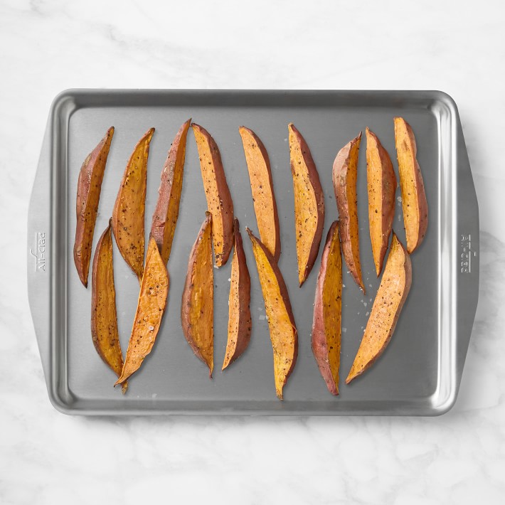AllClad d3 StainlessSteel Jelly Roll Pan Williams Sonoma