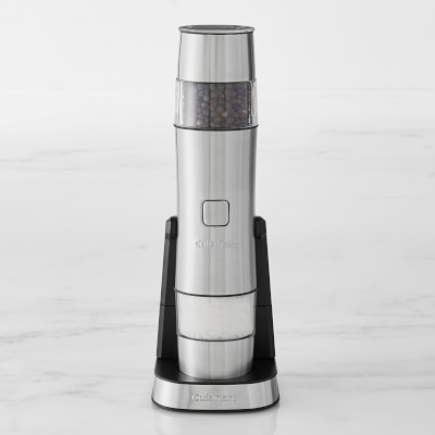 Cuisinart Rechargeable Electric Salt & Pepper Mill Set in Brushed Stainless  Steel SP-4 | Newest Model