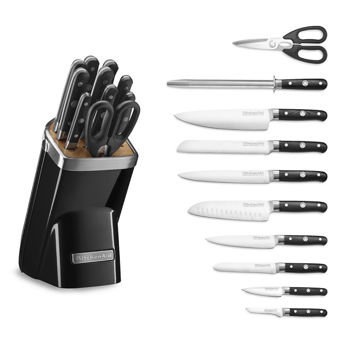 KitchenAid® 11-Piece Professional Knife Set, Onyx Black
