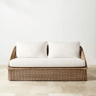 AERIN East Hampton Outdoor Sofa Patio Furniture Williams Sonoma