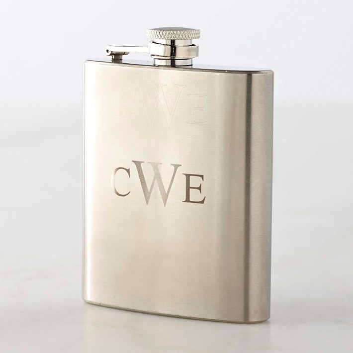 Stainless-Steel Flask, 8 oz.