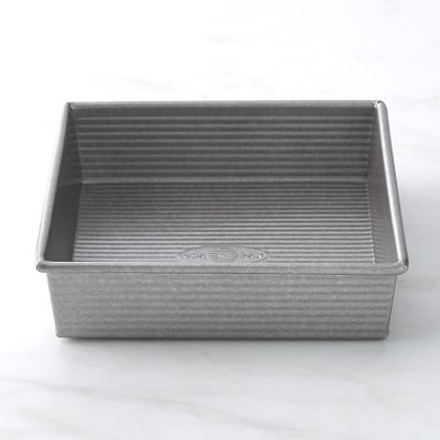  USA Pan Bakeware Square Cake Pan, 9 inch, Nonstick & Quick  Release Coating, Made in the USA from Aluminized Steel: Usa Pans Bakeware:  Home & Kitchen