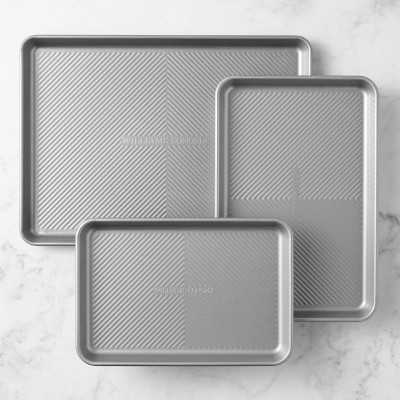 Baking Sheet Tray Set 3 Pack Cookie Sheet Pan for Oven Nonstick