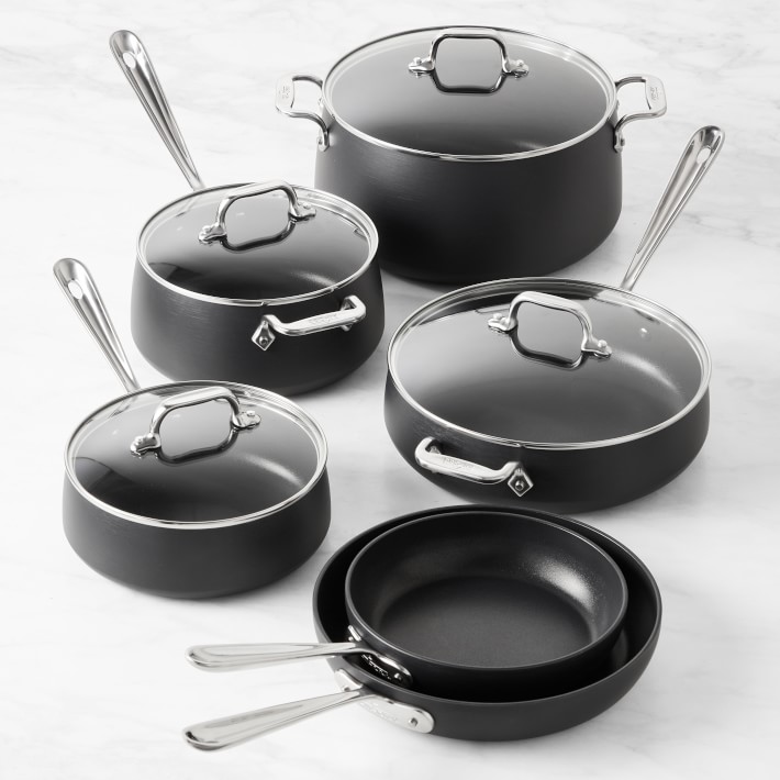 All-Clad HA1 Nonstick Set of 3 Skillets, 8, 10 and 12