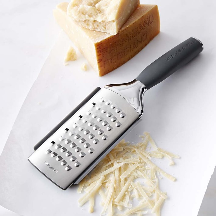 Hand-Held Artisan Extra Coarse Cheese Grater- Green