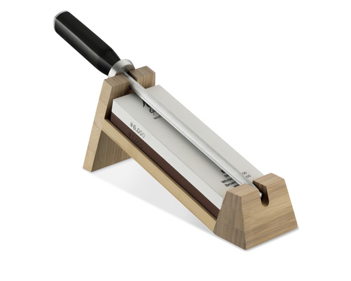 Shun 2-in-1 Honing Steel and Whetstone with Stand