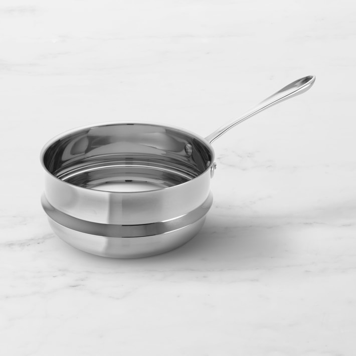  Nordic Ware Universal 8 Cup Double Boiler Fits 2 to 4 Quart  Sauce Pans, White: Home & Kitchen