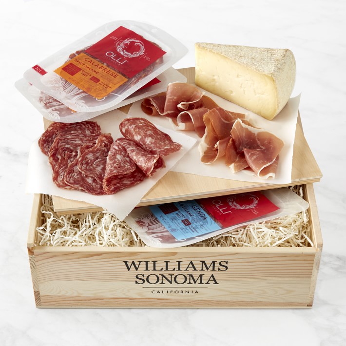 Salumi & Charcuterie Gift Basket | Cured Meats Gift Box | DeLallo