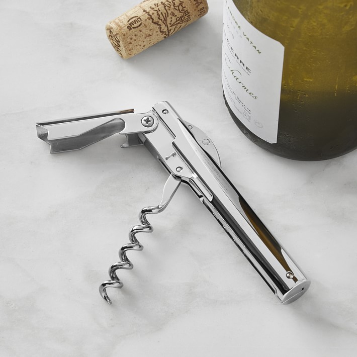 All-Clad Stainless Steel Waiters Wine Corkscrew, Wine Opener