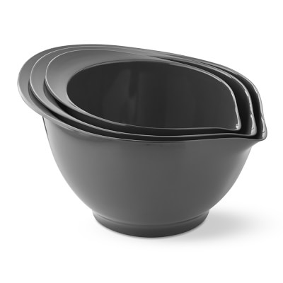 at Home 4-Piece Nesting Mixing Bowl Set, Grey