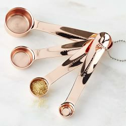 Copper Measuring Cups - Set of 4